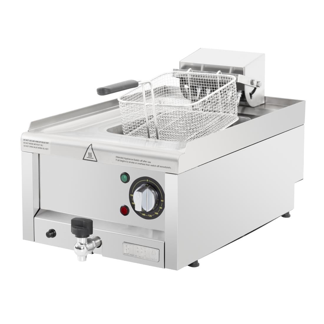 Buffalo 600-Serie Elektrische Friteuse, 8 Liter