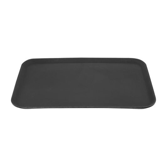 Olympia Kristallon Rechthoekige Dienblad Zwart Antislip Fiberglas 455x655mm