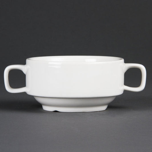 Olympia Whiteware stapelbare soepkop 40cl (6 stuks)