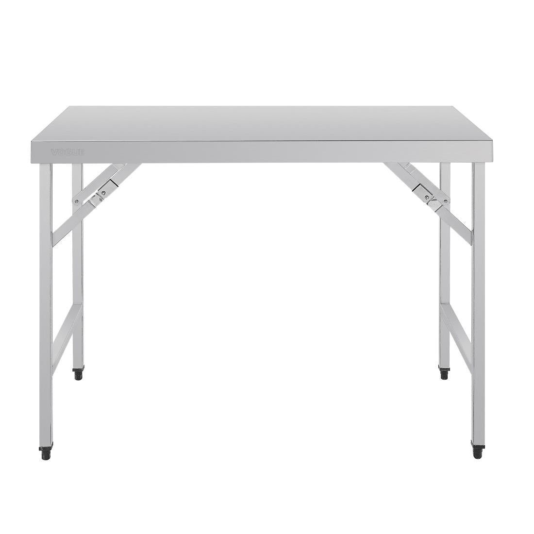 Vogue inklapbare RVS werktafel 120cm