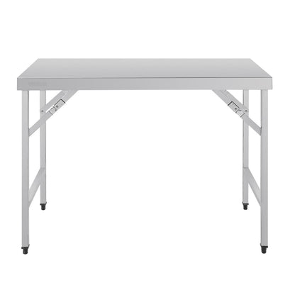 Vogue inklapbare RVS werktafel 120cm