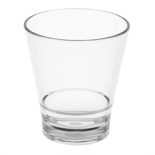 Olympia Kristallon Polycarbonaat Stapelbare Bekers - Helder 350ml (6 Stuks)