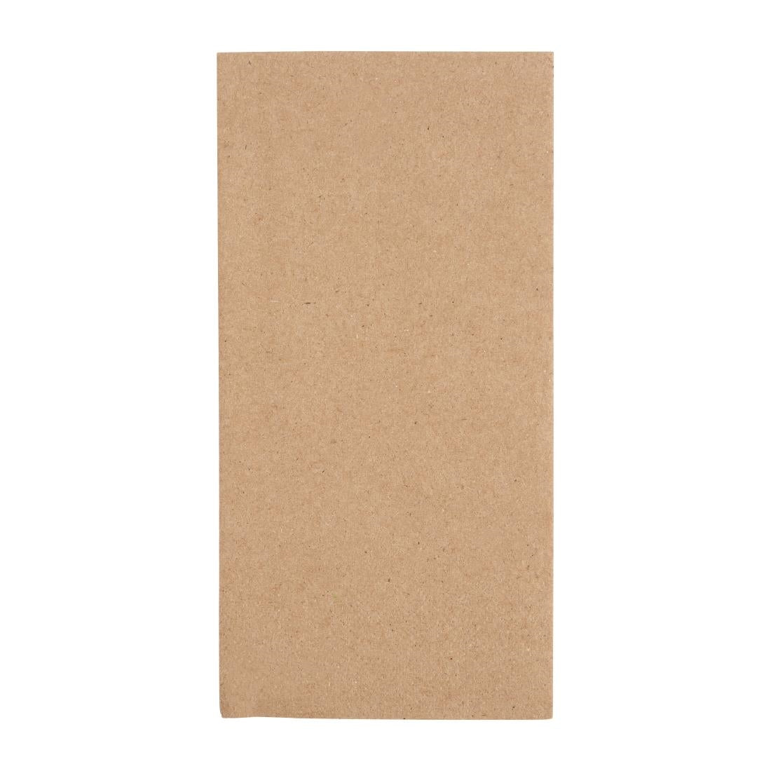 Fiesta Recyclable dinerservetten 1/8 vouw gerecycled kraft 400mm (2000 stuks)