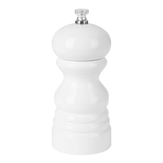 Olympia Zout- Of Pepermolen Wit Hevea Hout 125mm