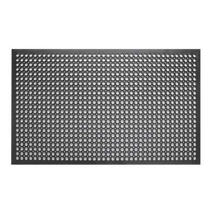 Jantex rubberen antivermoeidheidsmat zwart 150 x 90cm