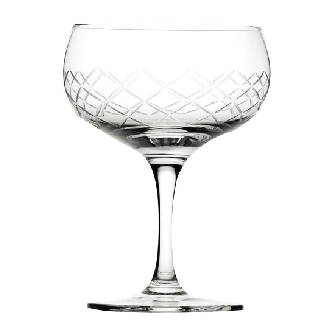 Utopia Raffles Diamond Coupe-Glazen 160ml (Pak Van 6)