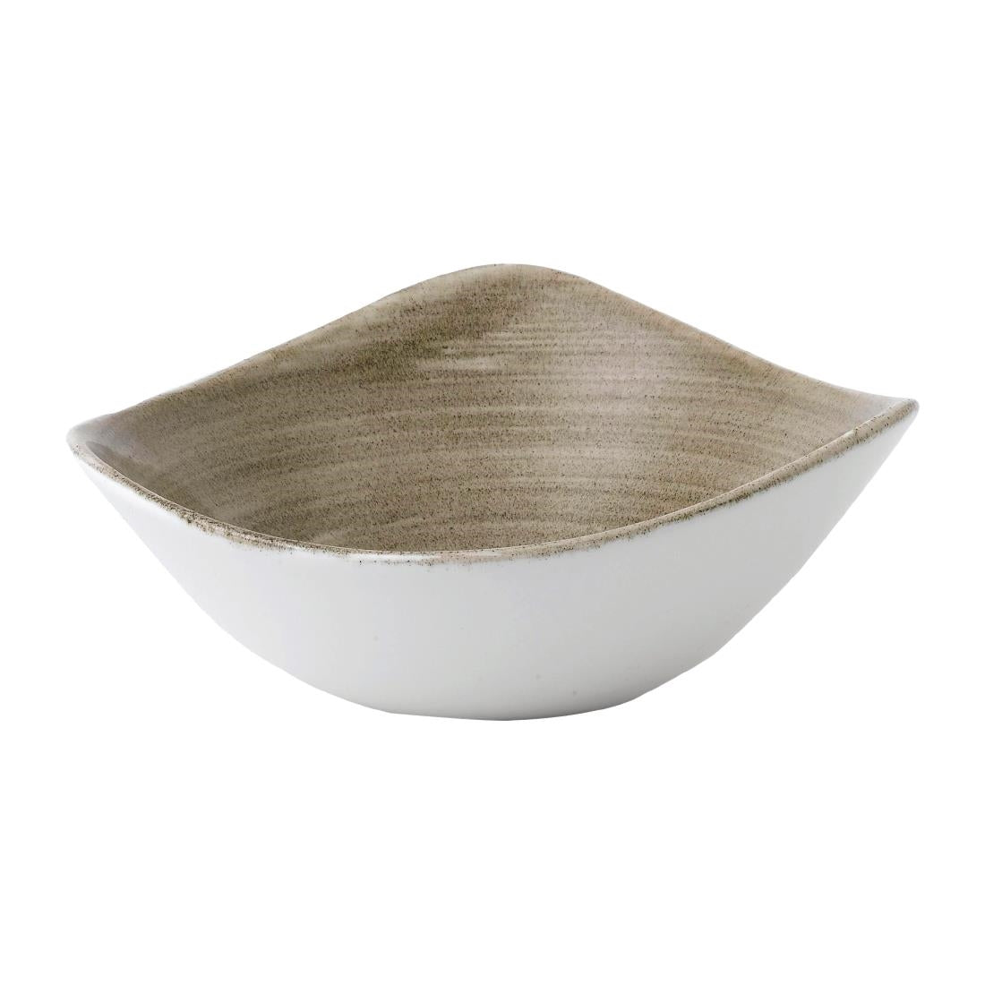 Churchill Stonecast Patina Antique Taupe Lotus Kom 17.8cm (pak van 12)
