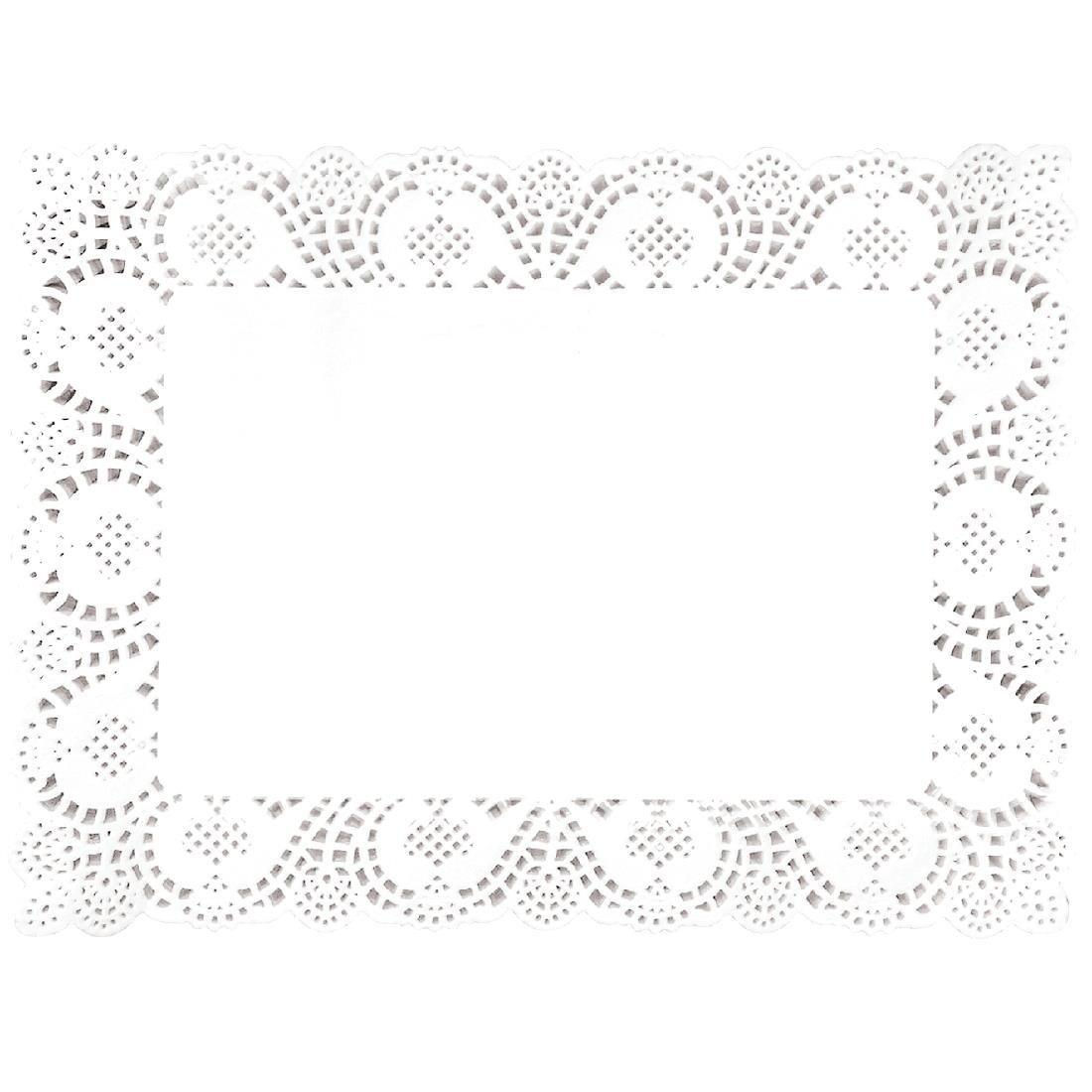Olympia papieren taartranden 30x40cm (250 stuks)