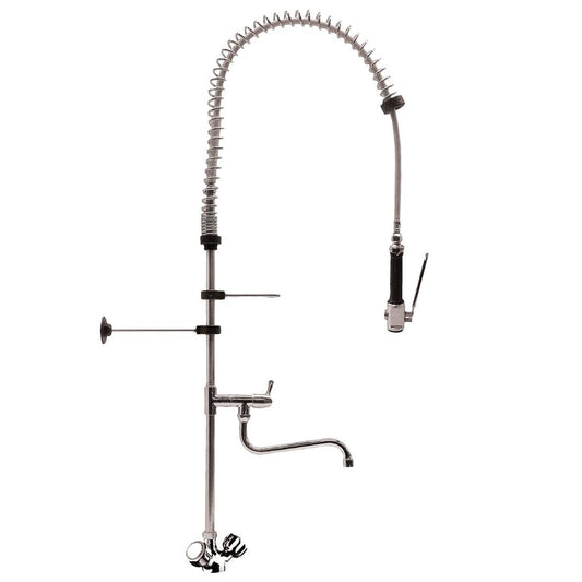 Gastro M voorspoeldouche met draaiknoppen en zwenkkraan 120cm