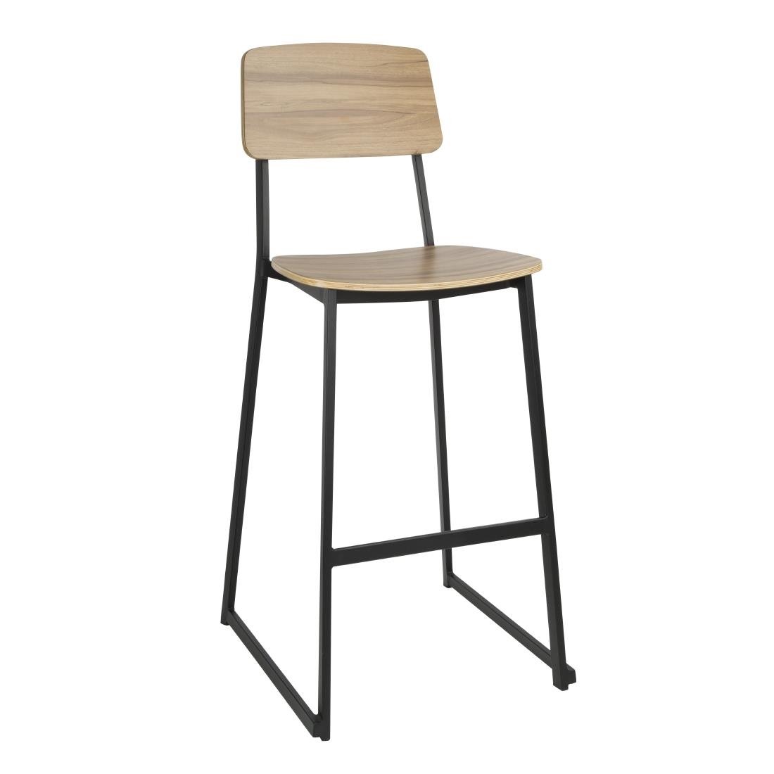 Bolero Beaufort Hoge Krukken Met Houten Interieur (Pak Van 2)