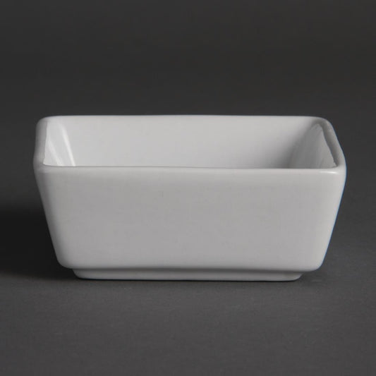 Olympia Whiteware amuseschaaltjes 8,5x8,5cm (12 stuks)