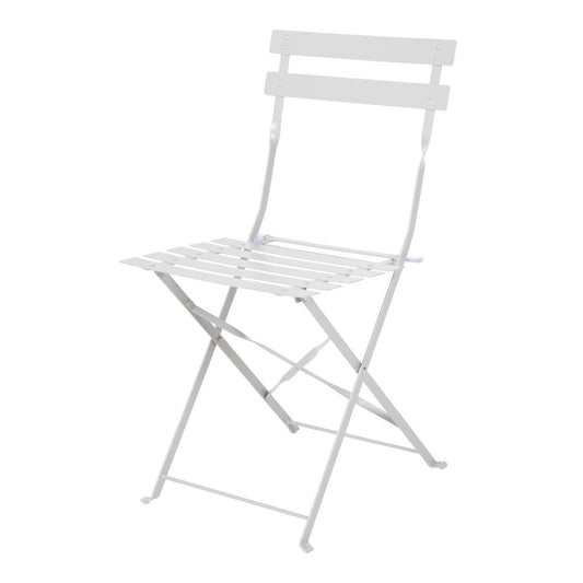 Bolero opklapbare terrasstoelen grijs (2 stuks)