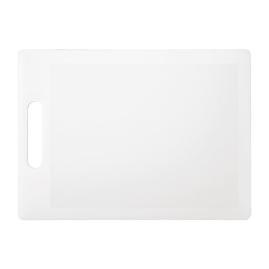 Nisbets Essentials polypropyleen snijplank wit 340 x 255 x 7mm