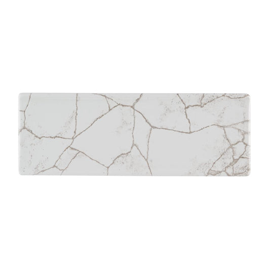 Churchill Studio Prints Kintsugi Agate Grey Ovaal Bord 25 x 9cm (pak van 6)