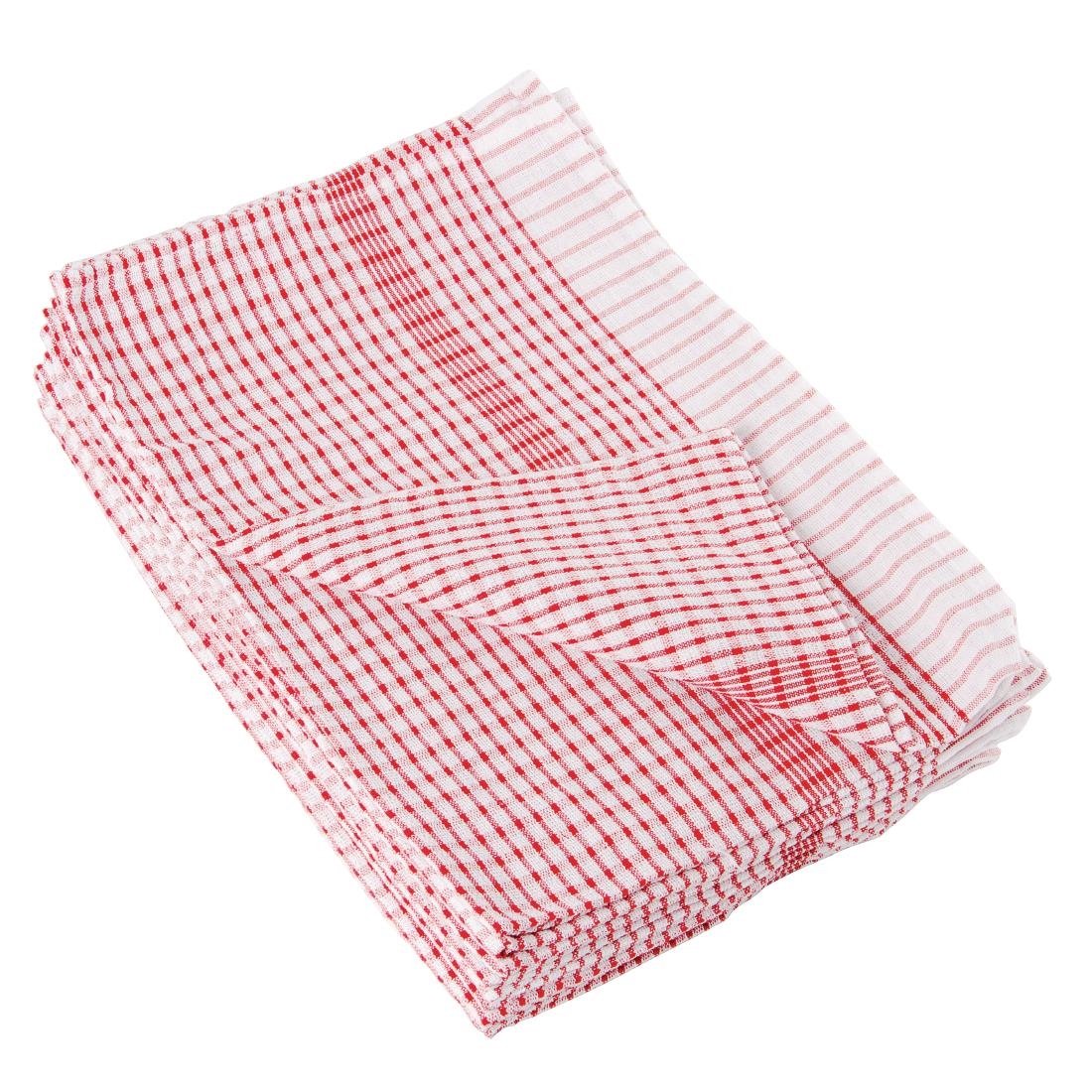 Vogue Wonderdry theedoeken rood (10 stuks)