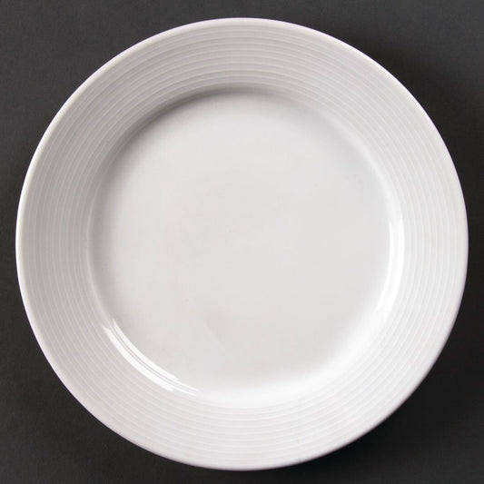 Olympia Linear borden met brede rand 20cm (12 stuks)