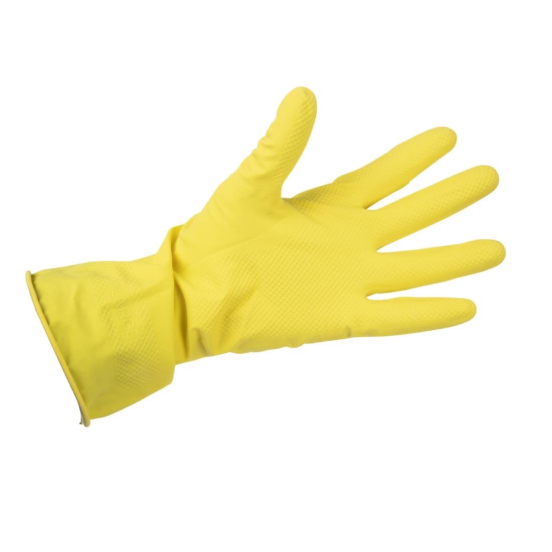 Jantex huishoudhandschoenen geel M