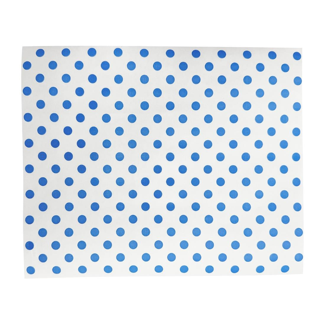 Fiesta Composteerbare Burger Wraps Blauwe Stip 250x200mm (200 stuks)
