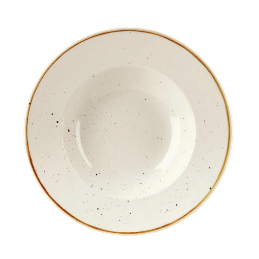 Churchill Stonecast Barley White Kom Met Brede Rand Medium 23.88cm (pak van 12)