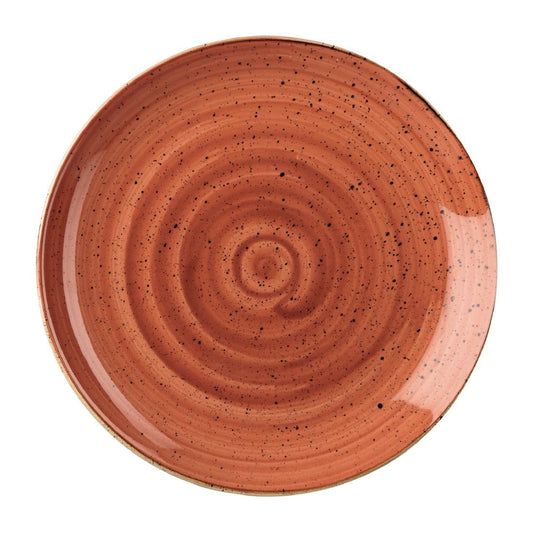 Churchill Stonecast Spiced Orange Evolve Coupe Bord 28.8cm (pak van 12)