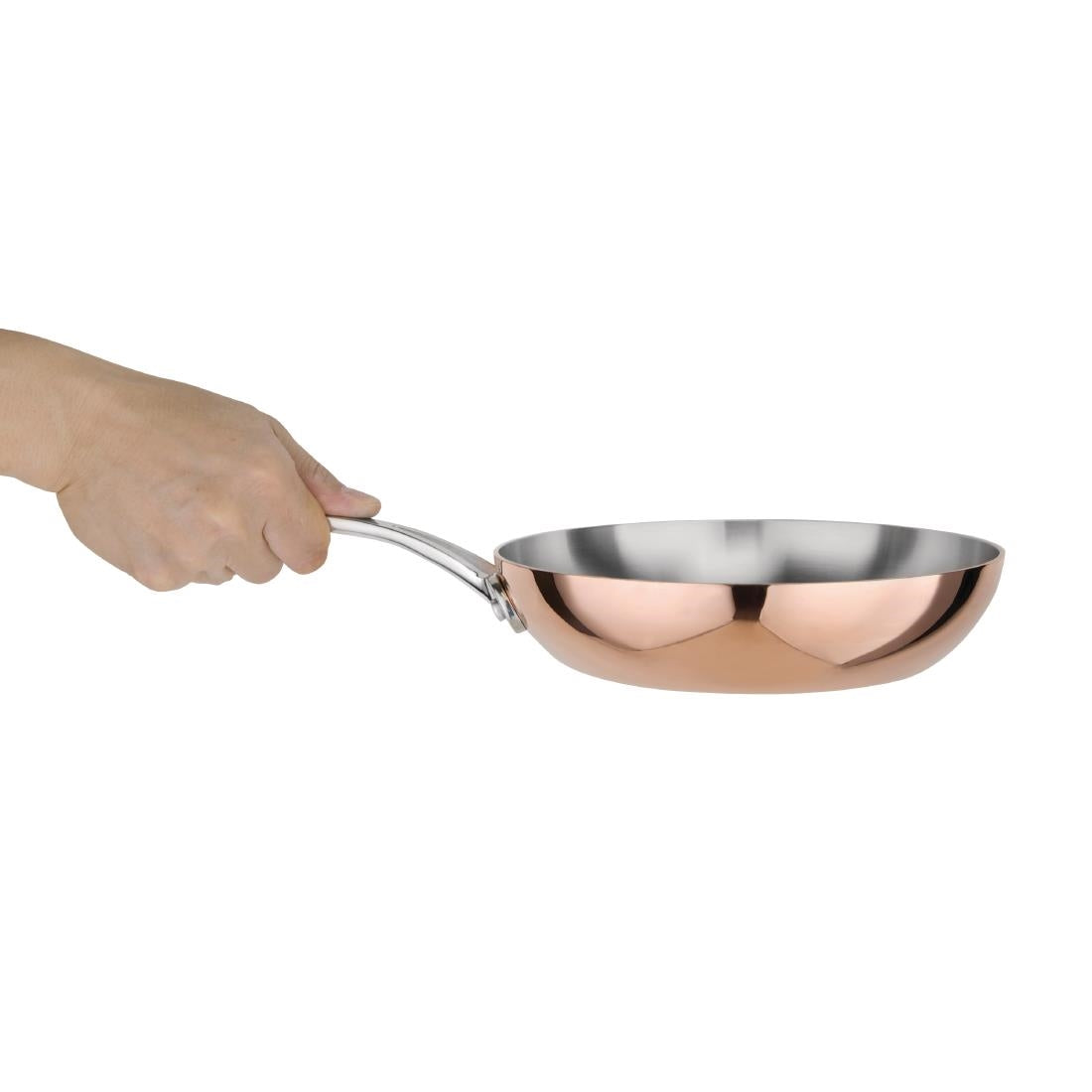 Vogue Triwall koperen inductie koekenpan 20cm