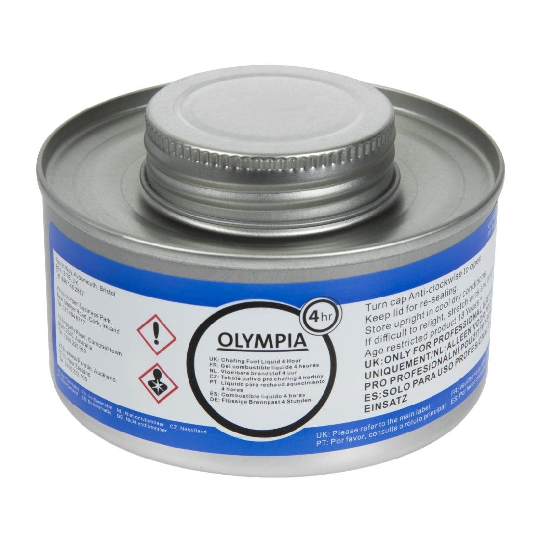 Olympia vloeibare brandpasta 4 uur herbruikbaar lont (12 stuks)
