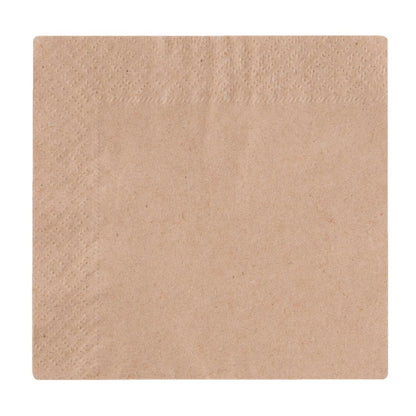 Vegware composteerbare ongebleekte cocktailservetten 24cm (4000 stuks)