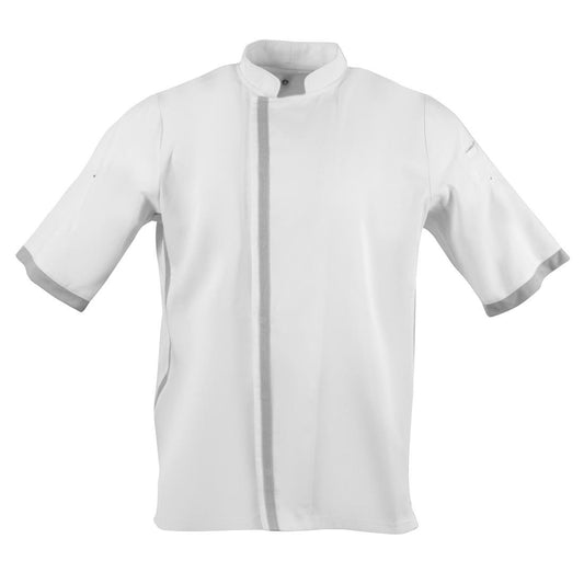 Southside unisex koksbuis korte mouw wit S