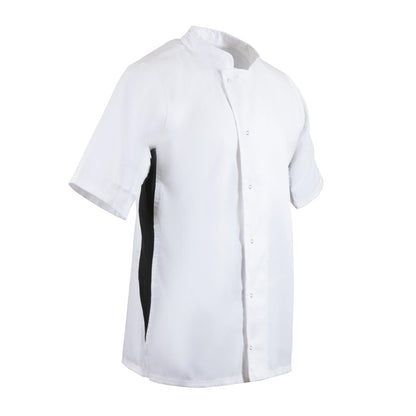 Whites Nevada koksbuis wit met zwart contrast L