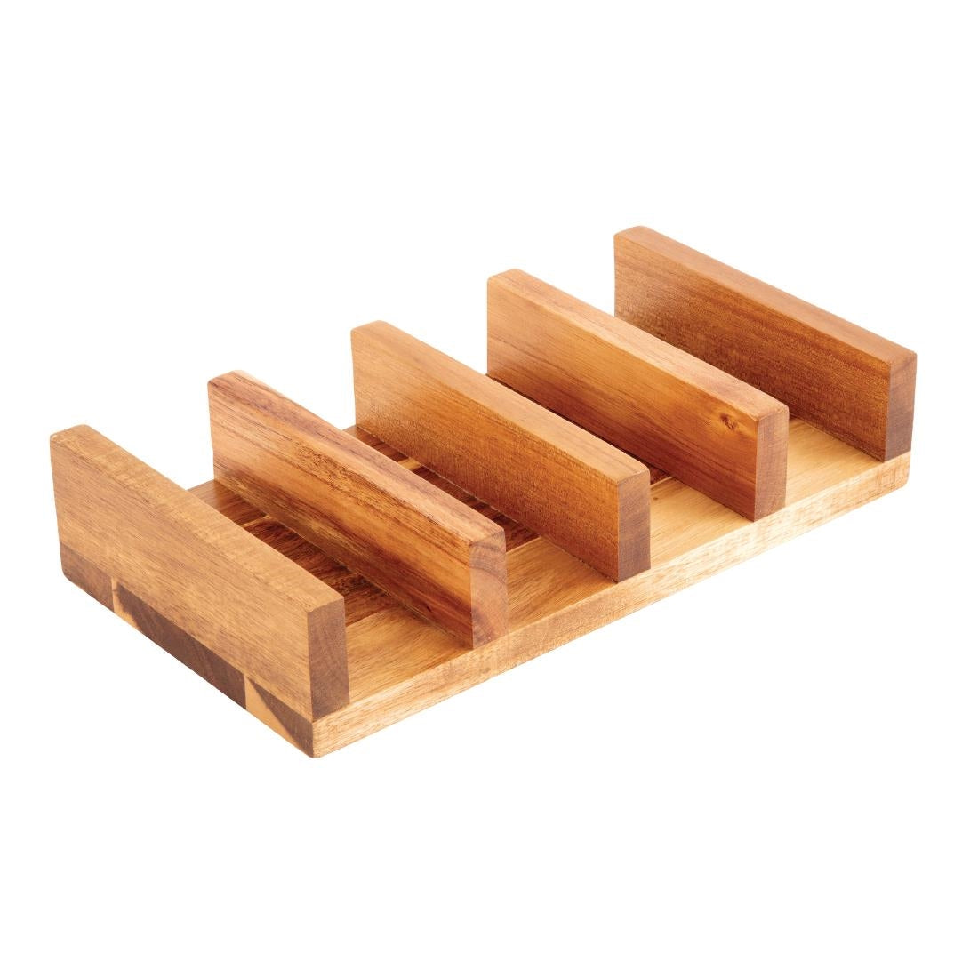 Olympia taco houder acaciahout 15x12x4cm