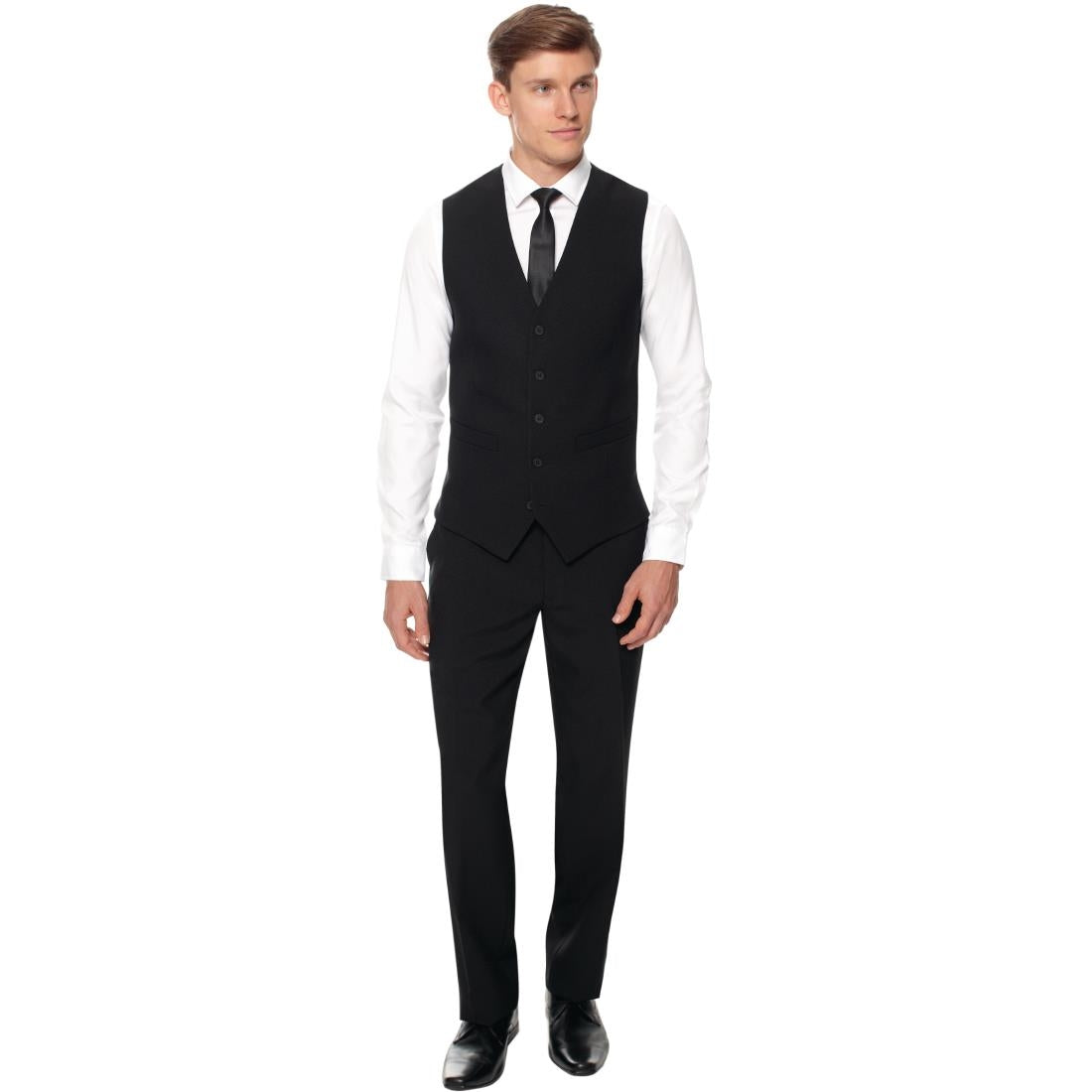 Herenpantalon zwart standaard lengte 28"