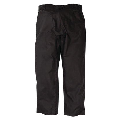 Chef Works Executive unisex koksbroek visgraat zwart L