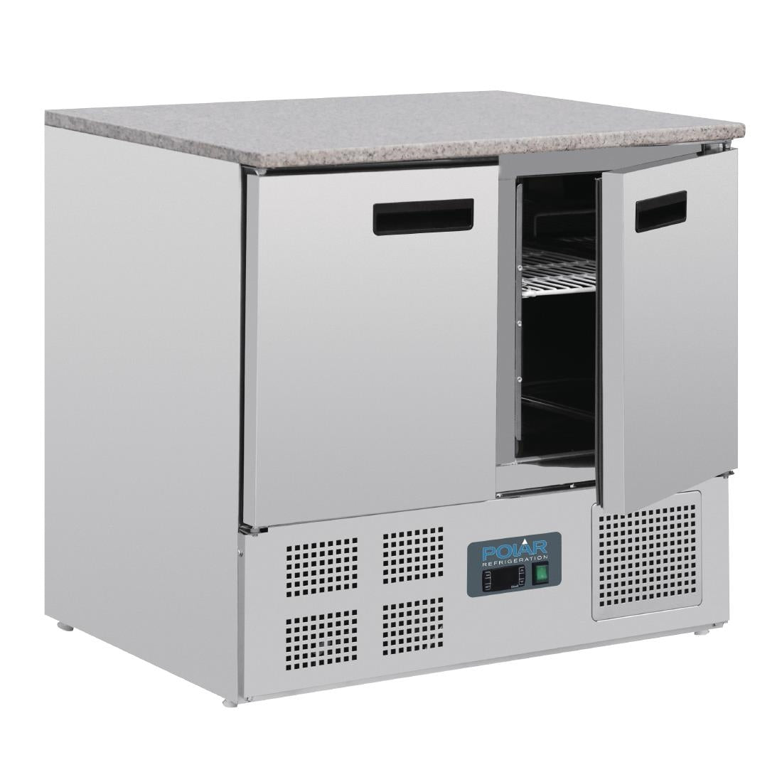 Polar G-serie koelwerkbank met marmeren werkblad 240L
