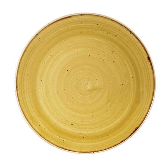 Churchill Stonecast Mustard Lotus Evolve Coupe Bord 16.5cm (pak van 12)