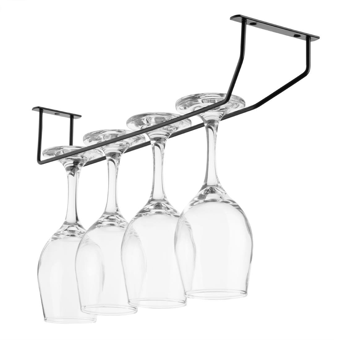 Olympia wijnglazenrek zwart 406mm
