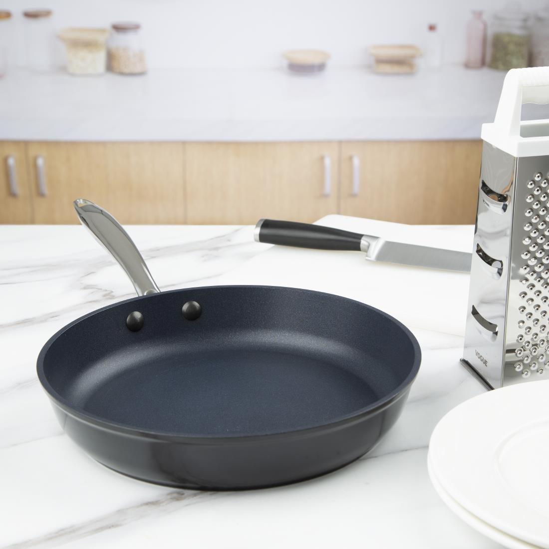 Vogue gietaluminium anti-aanbak teflon koekenpan 26cm