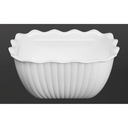 Olympia Kristallon Kleine Saladeschaal - Wit