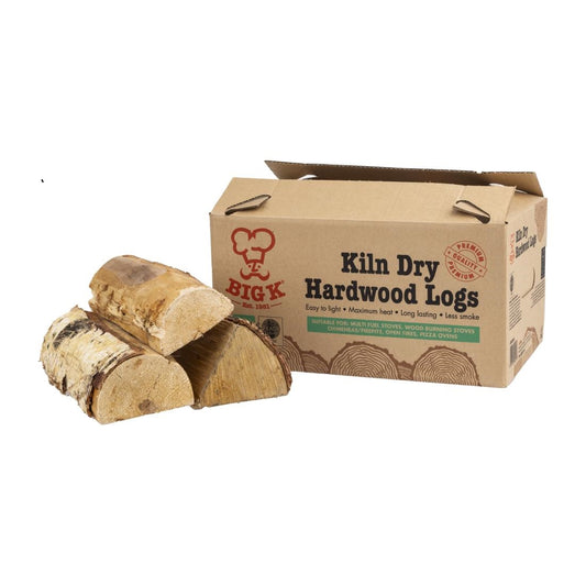 Big K Kiln Dry hardhouten houtblokken 8kg