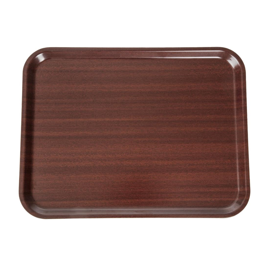 Cambro Capri gelamineerd dienblad mahonie 43x33cm