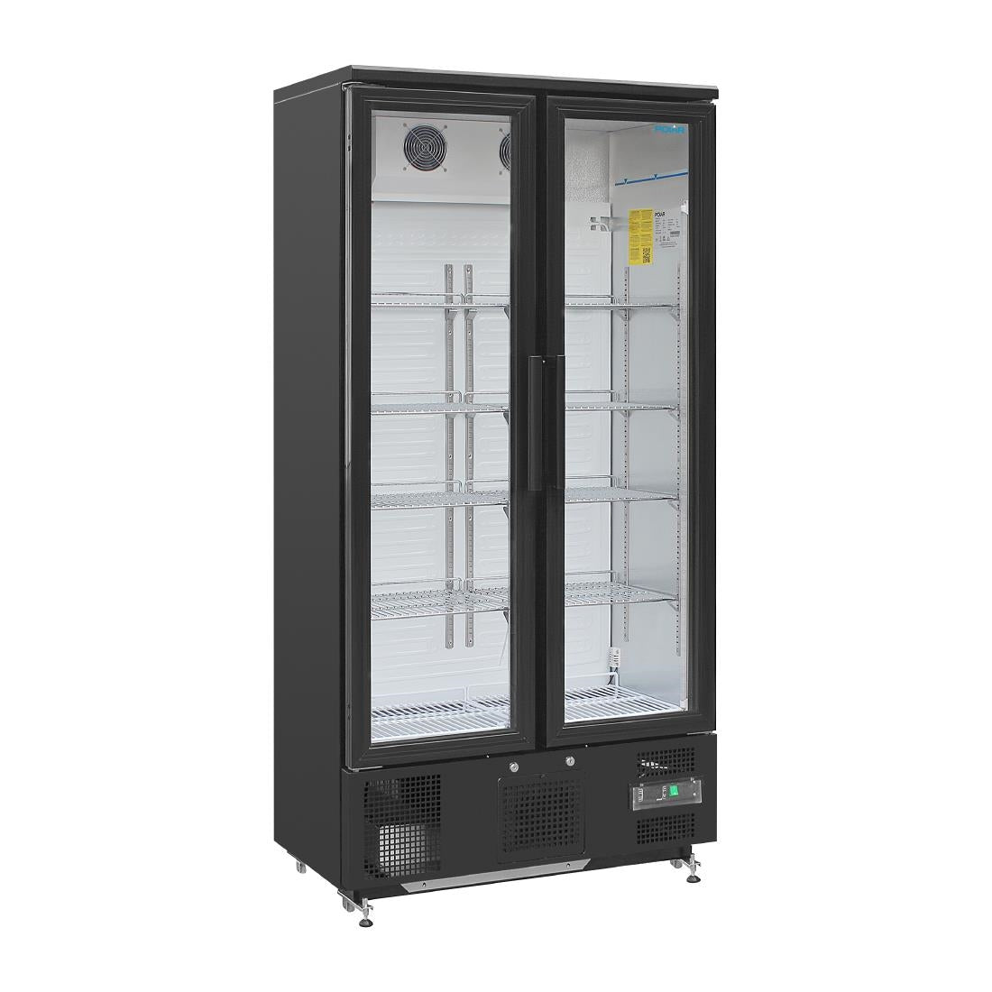 Polar G-serie rechtopstaande gekoelde bardisplay met 2 klapdeuren