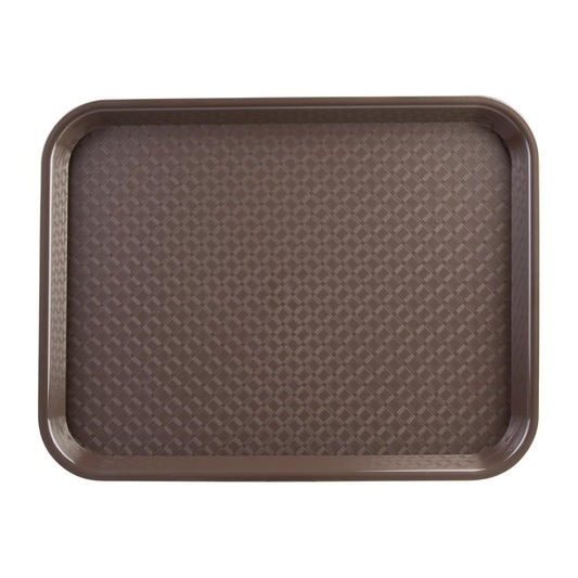 Olympia Kristallon polypropyleen dienblad bruin 305x415mm