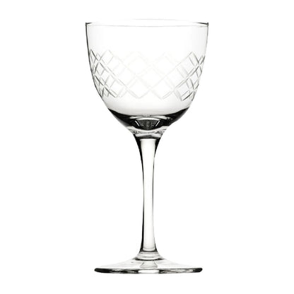 Utopia Raffles Diamond Nick En Nora Glazen 170ml (Pak Van 6)