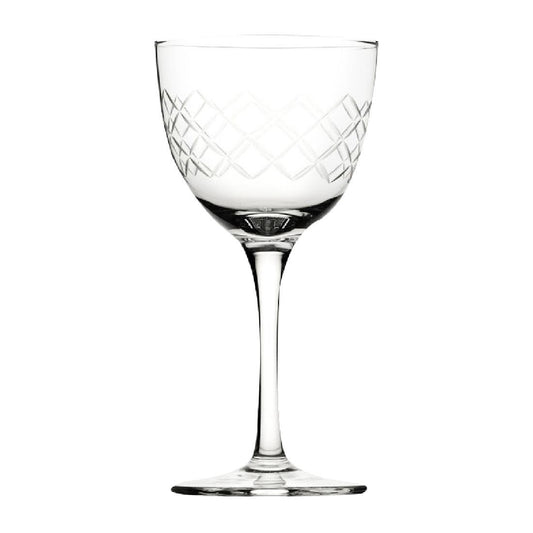 Utopia Raffles Diamond Nick En Nora Glazen 170ml (Pak Van 6)