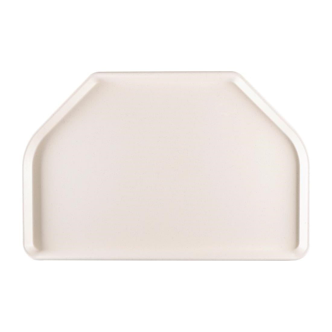 Roltex polyester trapezium dienblad 500 x 325mm grijs