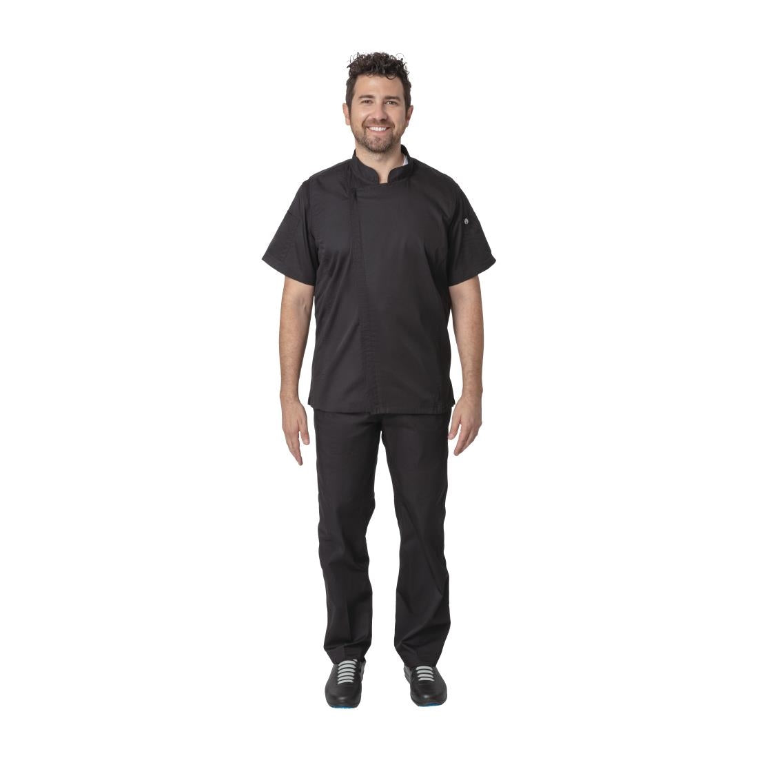 Chef Works Springfield unisex koksbuis met rits zwart L