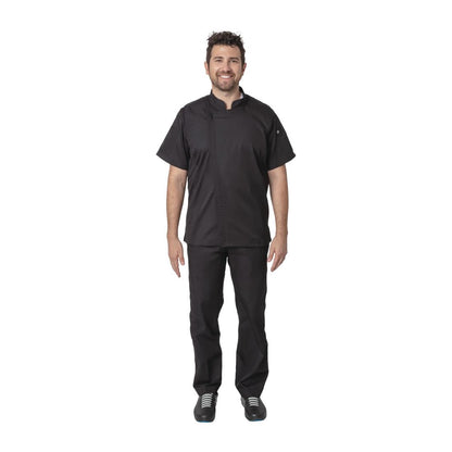 Chef Works Springfield unisex koksbuis met rits zwart L