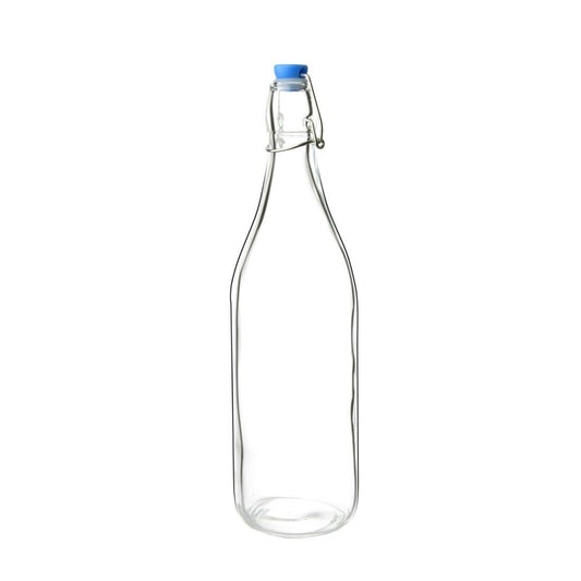 Olympia glazen waterflessen 1L (6 stuks)