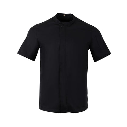Southside Harlem Koksbuis Met Korte Mouwen, Zwart, Maat Xl