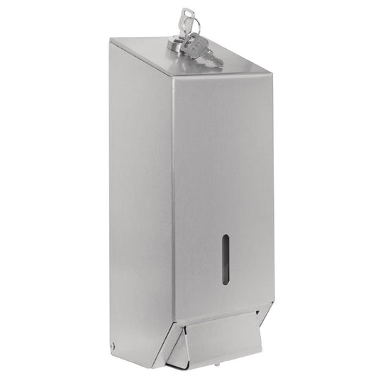 Jantex roestvrijstalen zeepdispenser 1 liter