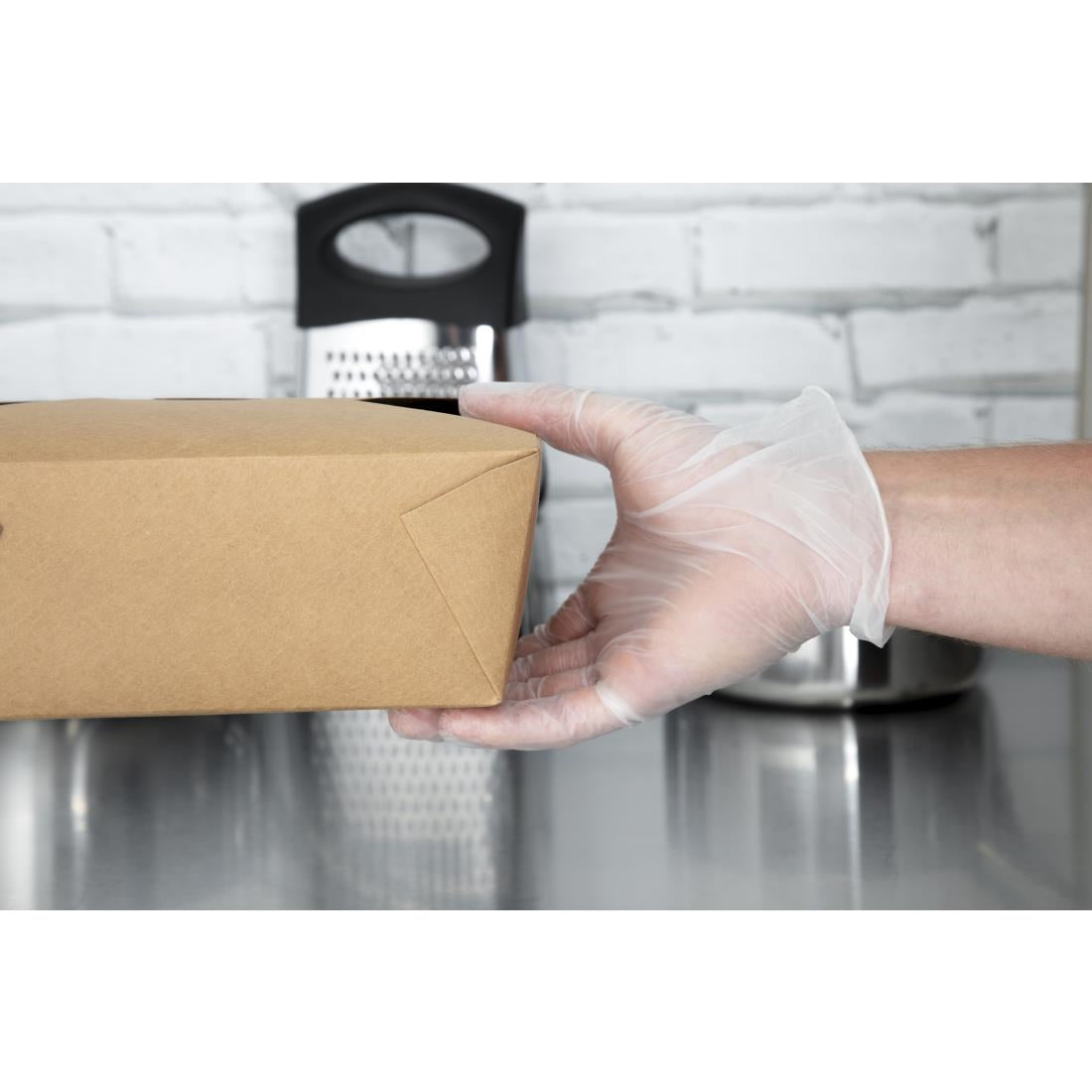 Hygiplas vinyl handschoenen transparant poedervrij L (100 stuks)